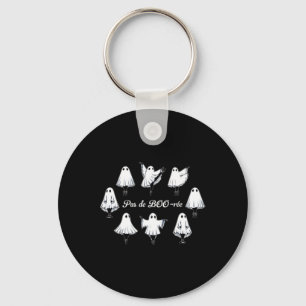 Porte-clés Pas De Boo-rée Funny Ballet Ghosts Danse Halloween