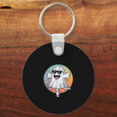 Porte-clés Pas De Boo Ree Funny Ghost Danse Ballet Halloween (Recto)