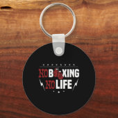 Porte-clés Pas De Boxe Pas De Vie Pour Un Boxer (Recto)