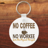 Porte-clés Pas de café Pas de médecin (Recto)