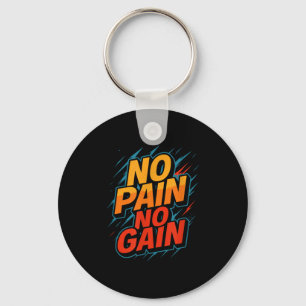 Porte-clés Pas De Gain Fitness Motivation Gym