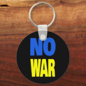 Porte-clés Pas de guerre Ukraine (Recto)