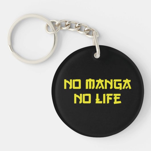 PORTE-CLÉS PAS DE MANGA PAS DE VIE (Devant)