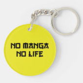 PORTE-CLÉS PAS DE MANGA PAS DE VIE (Dos)