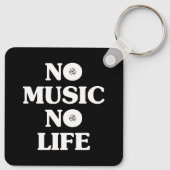 PORTE-CLÉS PAS DE MUSIQUE PAS DE VIE (Dos)