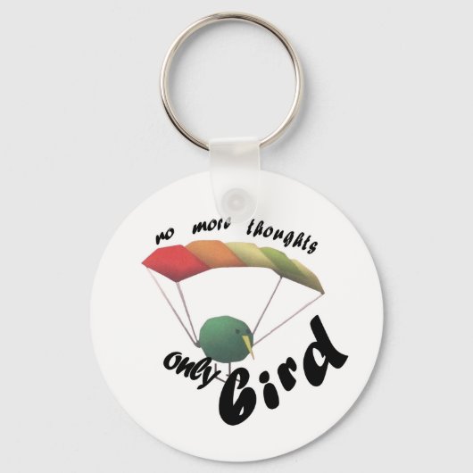 Porte-clés pas de pensées seulement oiseau (Recto)
