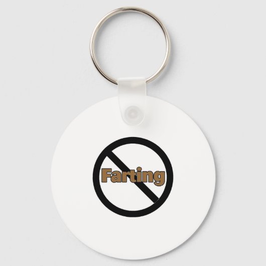Porte-clés Pas de pets (Recto)
