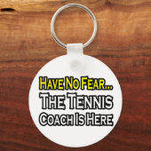 Porte-clés Pas De Peur...Entraîneur De Tennis (Recto)