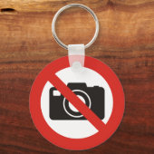 Porte-clés 'Pas de photos autorisées' (Recto)