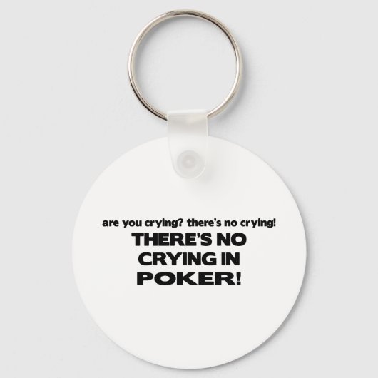 Porte-clés Pas de pleurs - Poker (Recto)