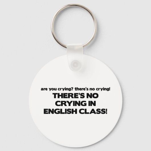 Porte-clés Pas de plis en anglais (Recto)