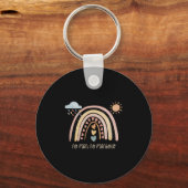 Porte-clés Pas de pluie Pas de Rainbow Boho Style Inspiration (Recto)