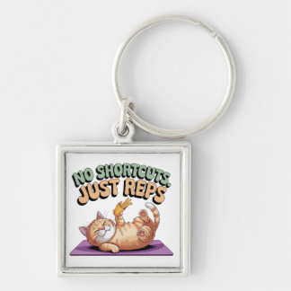 Porte-clés Pas de Raccourcis. Juste des Répétitions