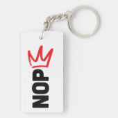 Porte-clés Pas de rois NOPE (Dos)