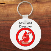 Porte-clés Pas de sang (Recto)