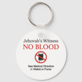 Porte-clés Pas de sang (Recto)