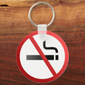 Porte-clés Pas de signe anti-tabac (Recto)