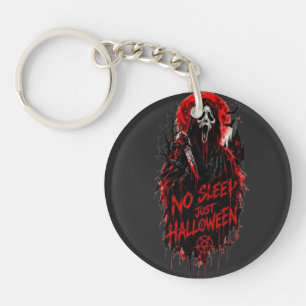 Porte-clés Pas de sommeil, juste un cri d'Halloween Design go