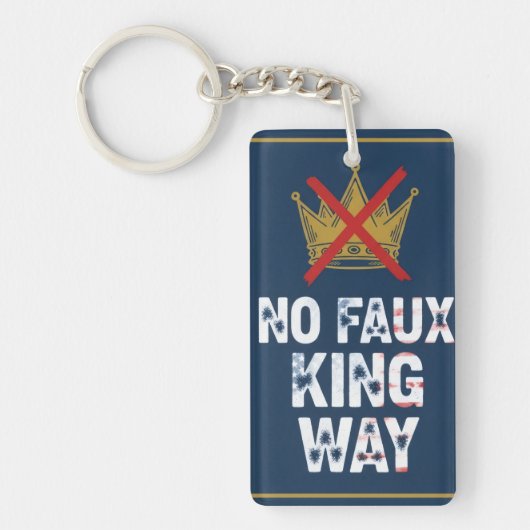 Porte-clés Pas de voie de faux roi (Devant)