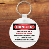 Porte-clés Pas de zone Obama (Recto)