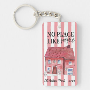 Porte-clés Pas d'endroit comme la maison Wonky House Porte -