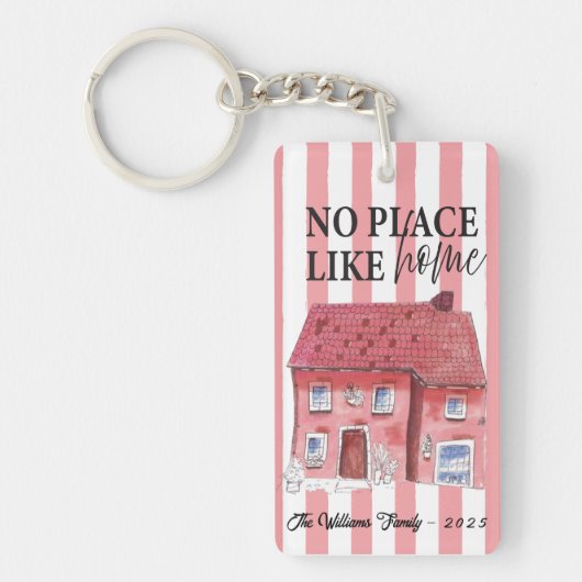 Porte-clés Pas d'endroit comme la maison Wonky House Porte - (Devant)