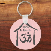 Porte-clés Pas D'Endroit Comme Om Calligraphie (Recto)