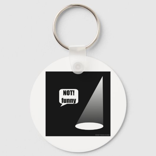 Porte-clés Pas drôle (Recto)