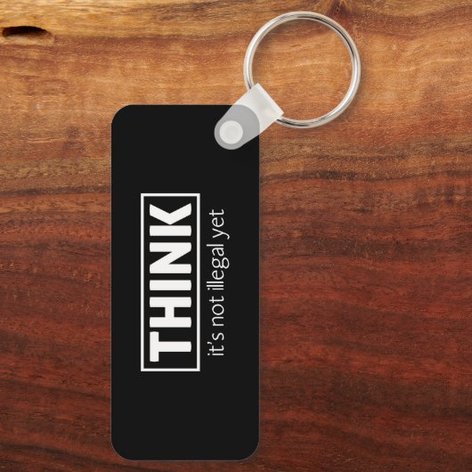 Porte-clés Pas illégal (Verso)