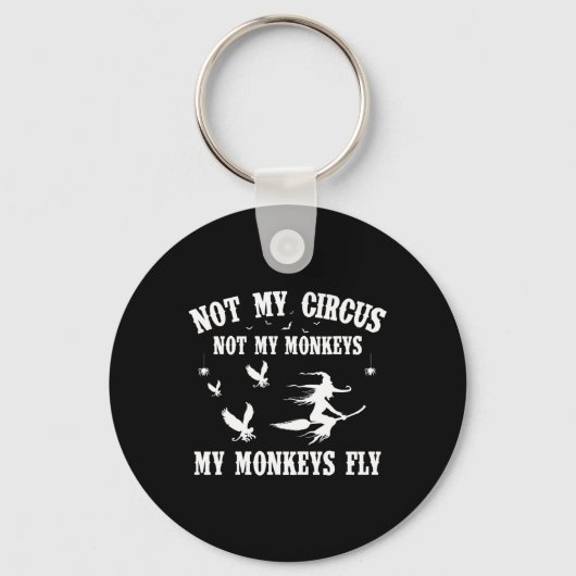 Porte-clés Pas Mon Cirque Pas Mes Singes Mes Singes Vont Hall (Recto)