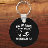 Porte-clés Pas Mon Cirque Pas Mes Singes Mes Singes Vont Hall (Recto)
