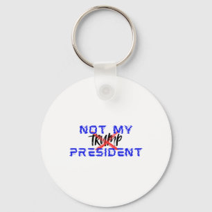 Porte-clés Pas mon président (dis non au facisme)
