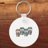 Porte-clés Pas Mon Président Pas Ma Voix Pas Mes Valeurs Pas  (Recto)