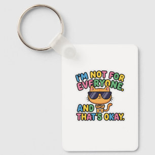 Porte-clés Pas pour tout le monde Chat cool - Amusing Confian