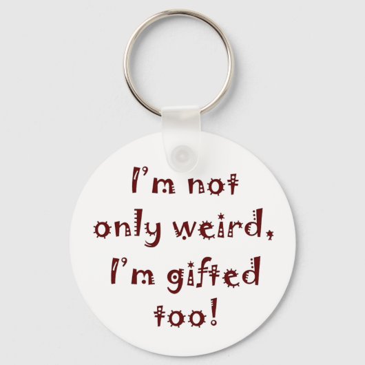 Porte-clés Pas seulement bizarre (Verso)