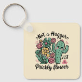 Porte-clés Pas un gros juste une fleur piqueuse mignonne Cact (Recto)