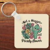 Porte-clés Pas un gros juste une fleur piqueuse mignonne Cact (Recto)