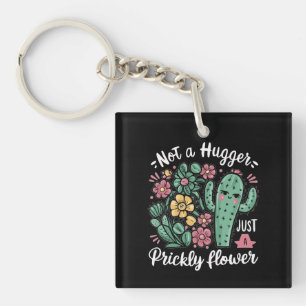 Porte-clés Pas un gros juste une fleur piqueuse mignonne Cact