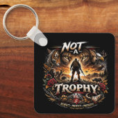Porte-clés Pas un Trophée (Recto)