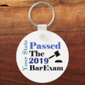 Porte-clés Passage personnalisé de la barre (Recto)