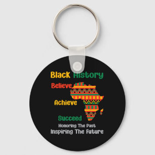 Porte-clés Passé Inspirant Futur Mois de l'histoire des Noirs