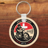 Porte-clés Passe Julier | Suisse | Motorcycle (Recto)
