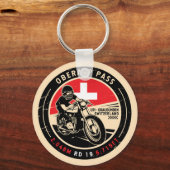 Porte-clés Passe Oberalp | Suisse | Motorcycle (Verso)