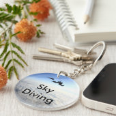 Porte-clés Passe-temps de parachutisme (Devant Droit)