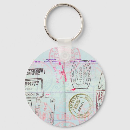 PORTE-CLÉS PASSE VOYAGEURS, PASSEPORT VOYAGEURS (Recto)