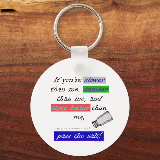 Porte-clés Passer le sel (Verso)