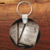 Porte-clés Passes d'embarquement Titanic RMS (Recto)