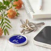 Porte-clés : Passion (Jounetsu) - bleu (Côté)