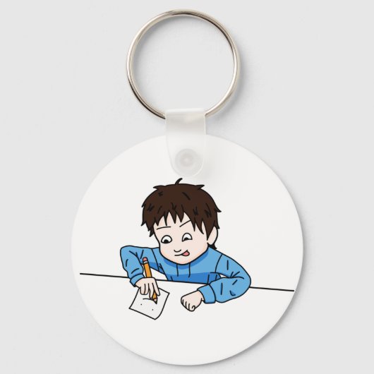 Porte-clés Passion pour le dessin (Recto)