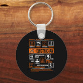 Porte-clés Passion Tout ça Electricien (Recto)